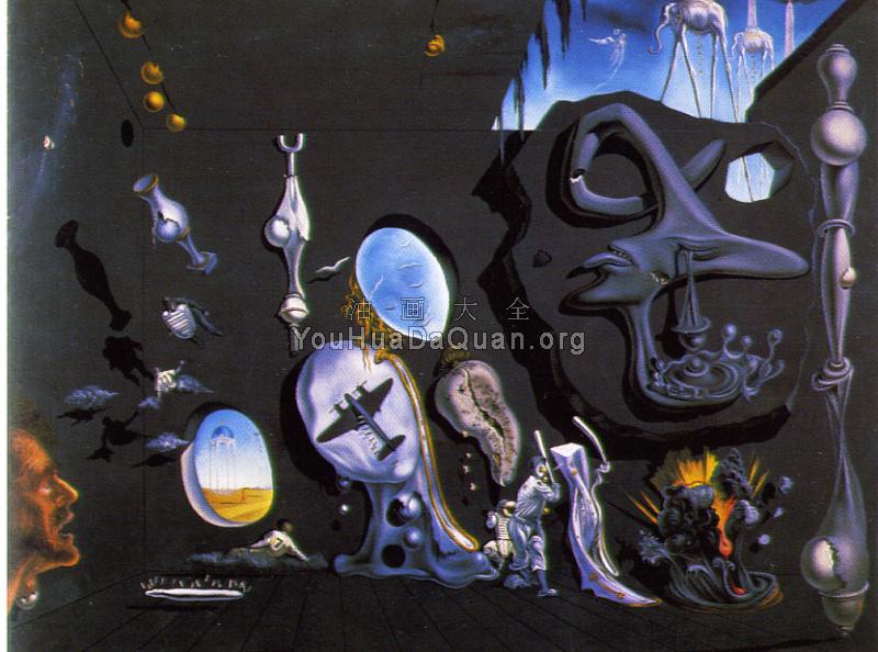 铀矿的田园 - 萨尔瓦多·达利